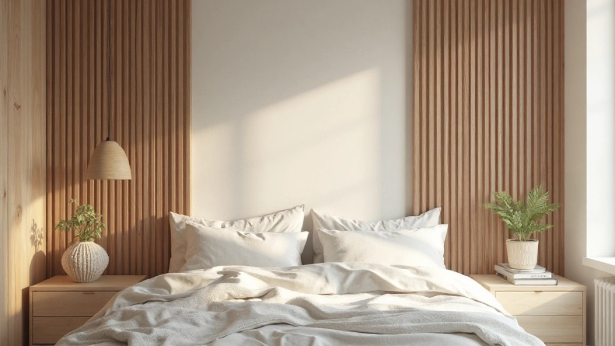 aranżacja ściany w sypialni