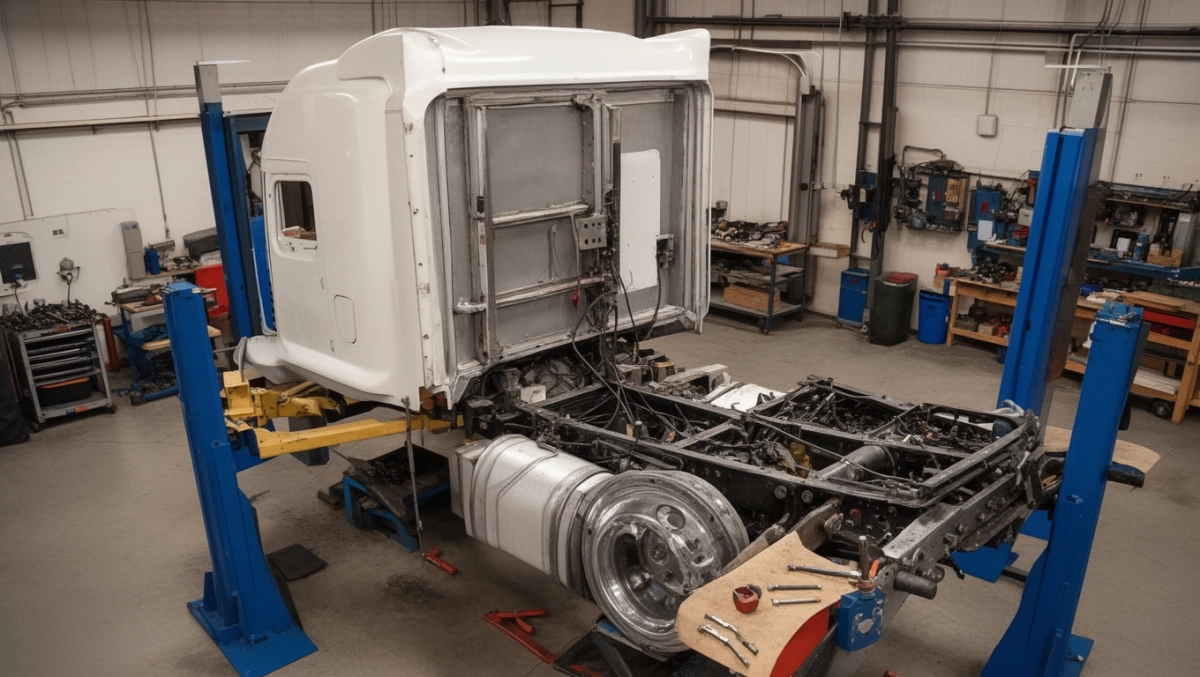 demontaż kabiny sypialnej