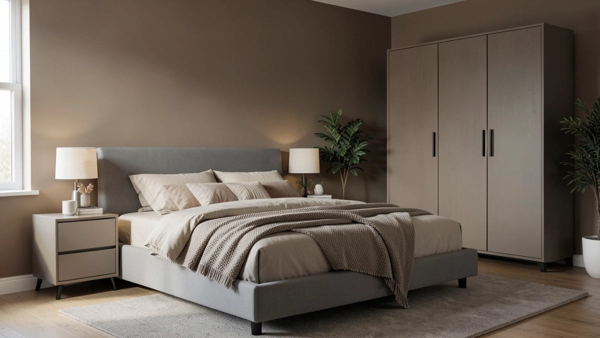 Jaki kolor ścian do szarych mebli w sypialni