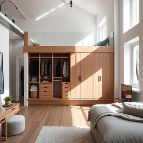 Antresola Z Garderobą