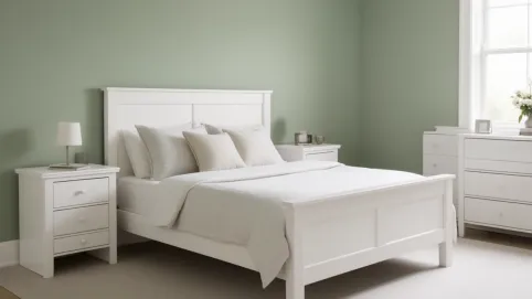 Białe meble w sypialni jaki kolor ścian