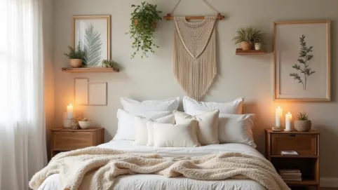 Dekoracje do sypialni na ścianę