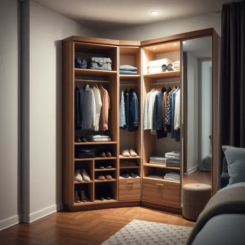 Duża Szafa Narożna Garderoba