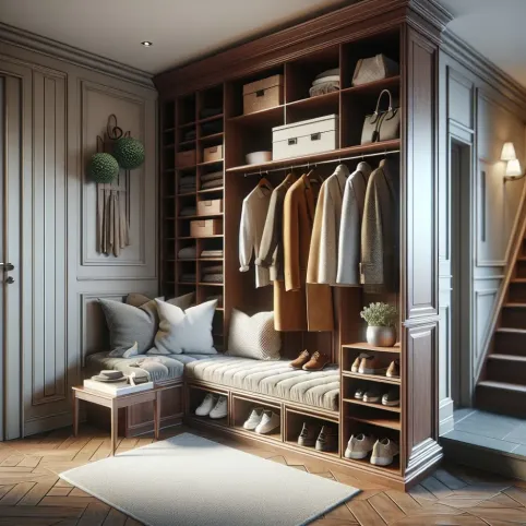 Garderoba Do Przedpokoju Z Siedziskiem