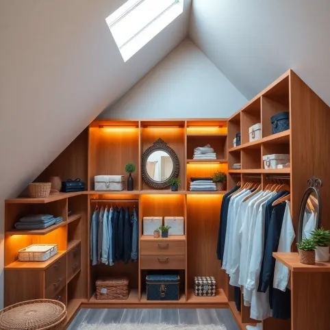Garderoba Na Poddaszu