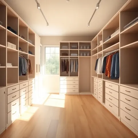 Garderoba wymiary pomieszczenia