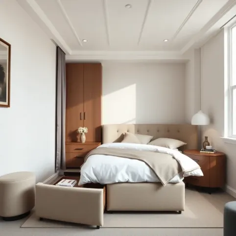 Jakie łóżko do małej sypialni