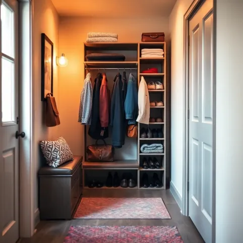 Mała Garderoba W Przedpokoju