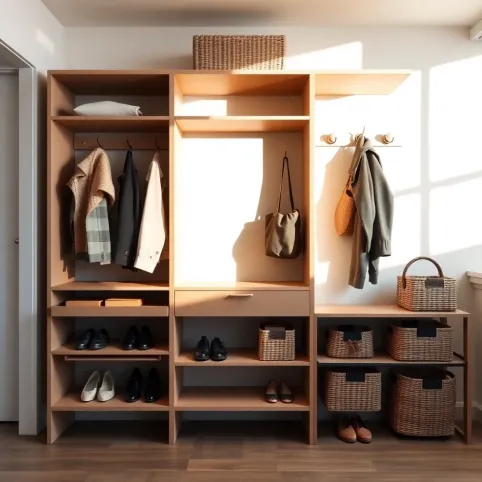 Nowoczesna Garderoba Do Przedpokoju