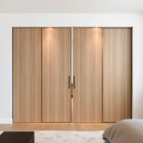 Nowoczesne drzwi przesuwne do garderoby