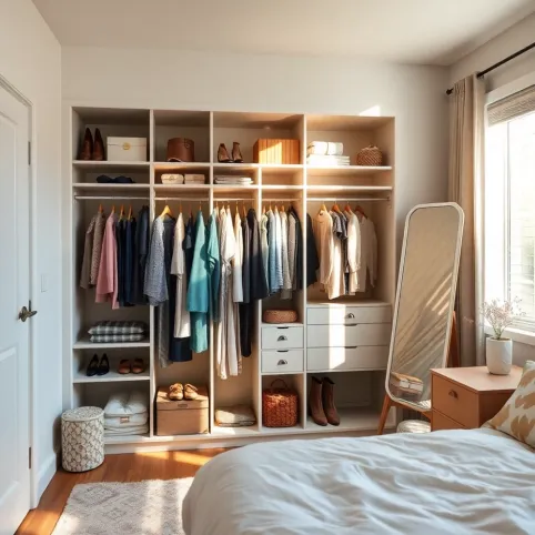 Pomysł Na Garderobę W Sypialni