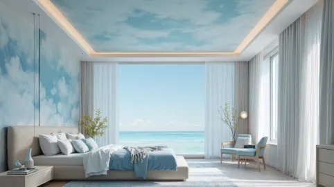 pomysł na sufit w sypialni