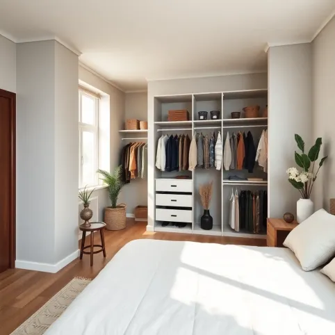 Sypialnia Z Garderobą Inspiracje