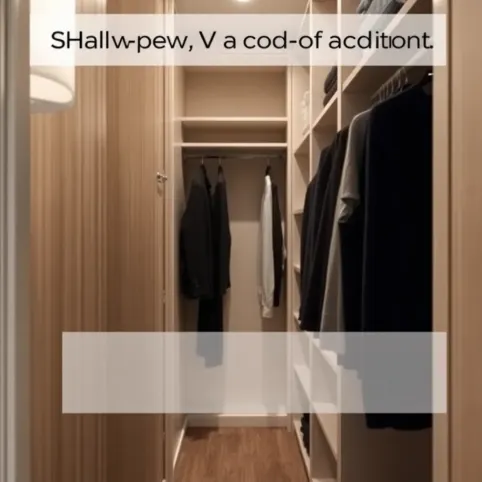 Waska garderoba wymiary