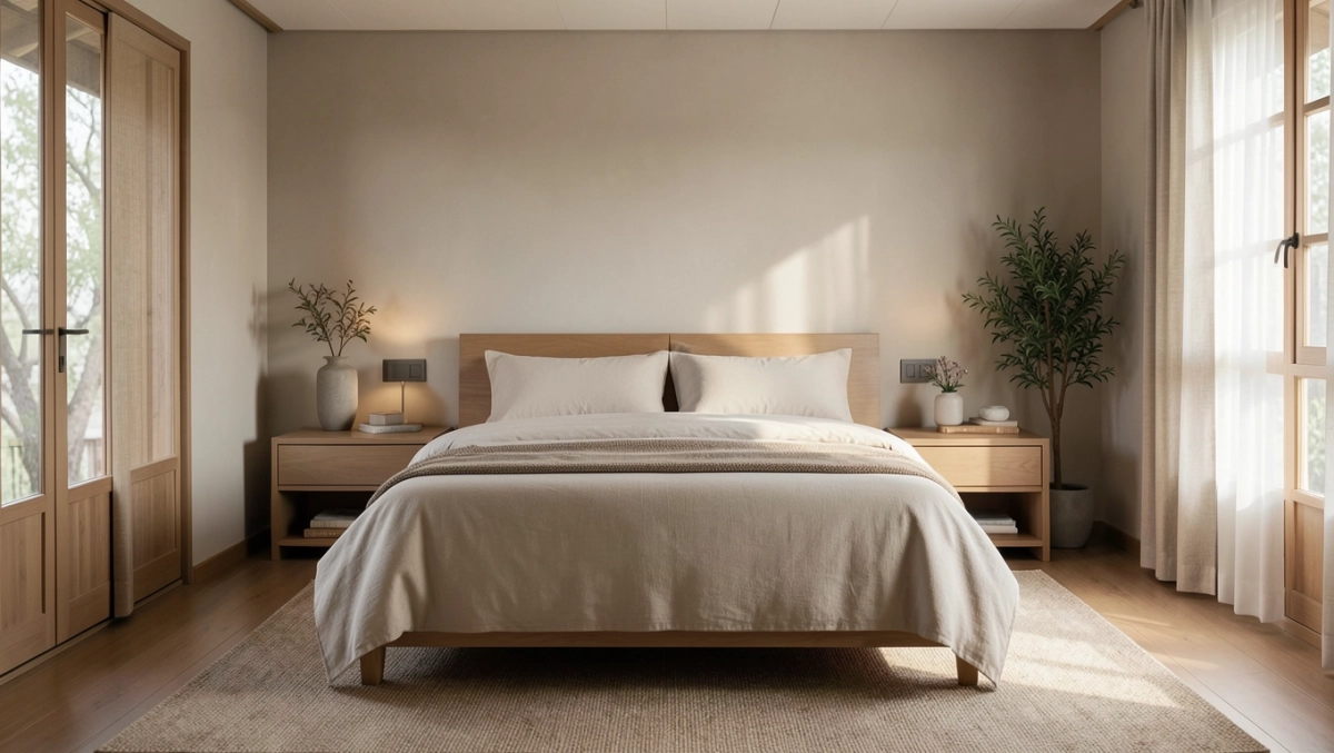 Ustawienie łóżka w sypialni feng shui